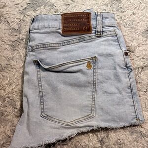 Light Blue Denim volcom shorts
